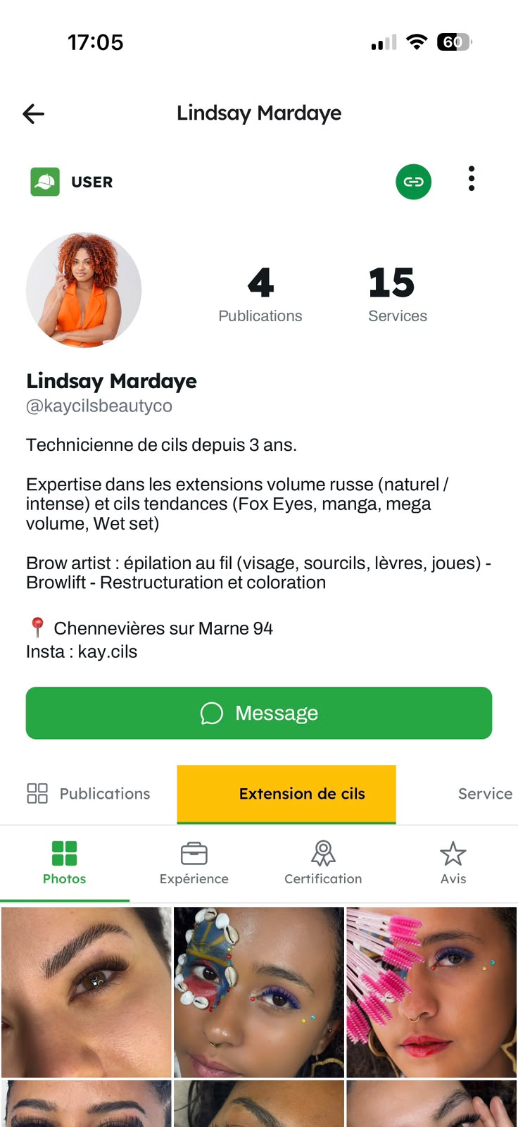 Application AOKA - écran 3